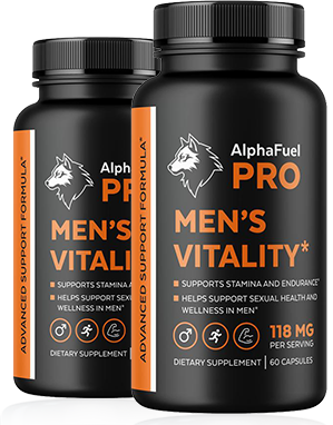Adult man following a daily AlphaFuel Pro wellness routine